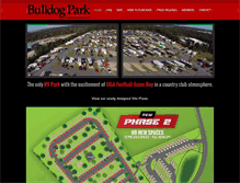 Tablet Screenshot of bulldogpark.com